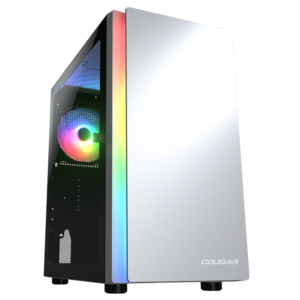 Boitier Mini Tour Micro ATX Cougar Purity RGB avec panneau vitré (Blanc)