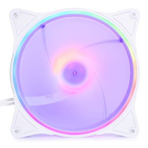 Ventilateur de boitier Alphacool Rise Aurora RGB - 14cm (Blanc)