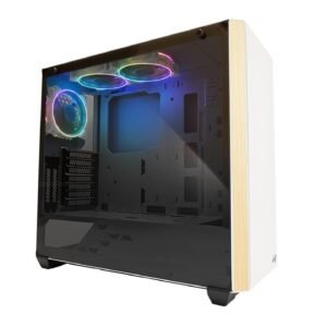 Boitier Moyen Tour E-ATX InWin 216 RGB avec panneau vitré (Blanc)