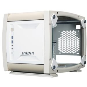 Boitier Mini Tour Mini ITX InWin Explorer avec panneaux vitrés (Blanc/Beige)