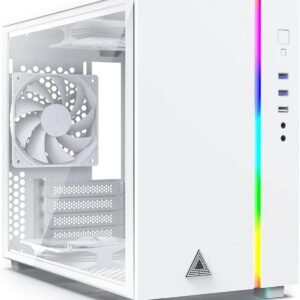 Boitier Mini Tour Micro ATX Montech Sky One Mini RGB avec panneaux vitrés (Blanc)