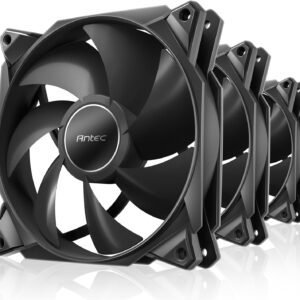 Lot de 3 Ventilateurs de boitier Antec Storm - 12cm (Noir)