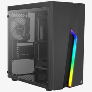 Boitier Mini Tour Micro ATX AeroCool Bolt Mini RGB avec panneau vitré (Noir)
