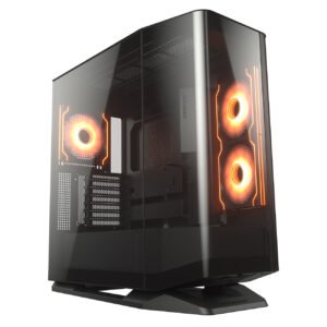Boitier Moyen Tour E-ATX Cougar FV270 RGB avec panneaux vitrés (Noir)