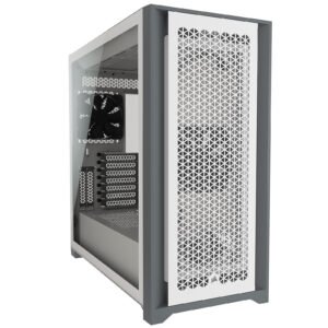 Boitier Moyen Tour E-ATX Corsair 5000D Airflow avec panneau vitré  (Blanc)