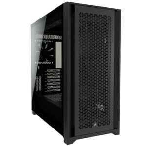 Boitier Moyen Tour E-ATX Corsair 5000D Airflow avec panneau vitré (Noir)