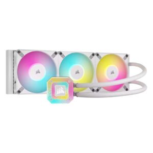 Kit Watercooling AIO Corsair iCue H150i Elite Capellix XT RGB - 360mm (Blanc)