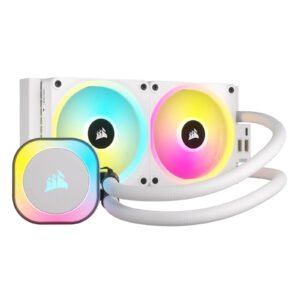 Kit Watercooling AIO Corsair iCue Link H100i RGB - 240mm (Blanc)