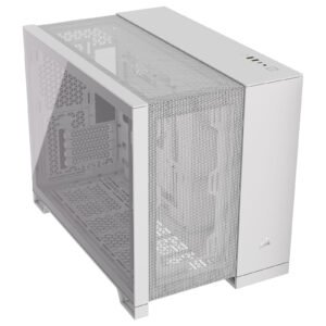 Boitier Mini Tour Micro ATX Corsair 2500D Airflow avec panneau vitré (Blanc)