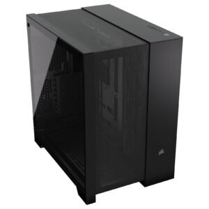 Boitier Moyen Tour E-ATX Corsair 6500D Airflow RGB avec panneau vitré (Noir)