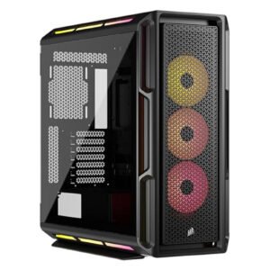 Boitier Moyen Tour E-ATX Corsair iCue Link 5000T LX RGB avec panneau vitré (Noir)