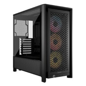 Boitier Moyen Tour ATX Corsair Frame 4000D RS RGB avec panneau vitré (Noir)