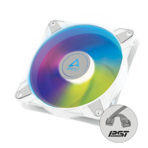 Ventilateur de boitier Arctic P14 PST RGB - 14cm (Blanc)
