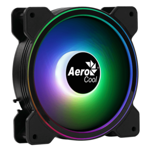 Ventilateur de boitier Aerocool Saturn 12F A RGB 12cm (Noir)