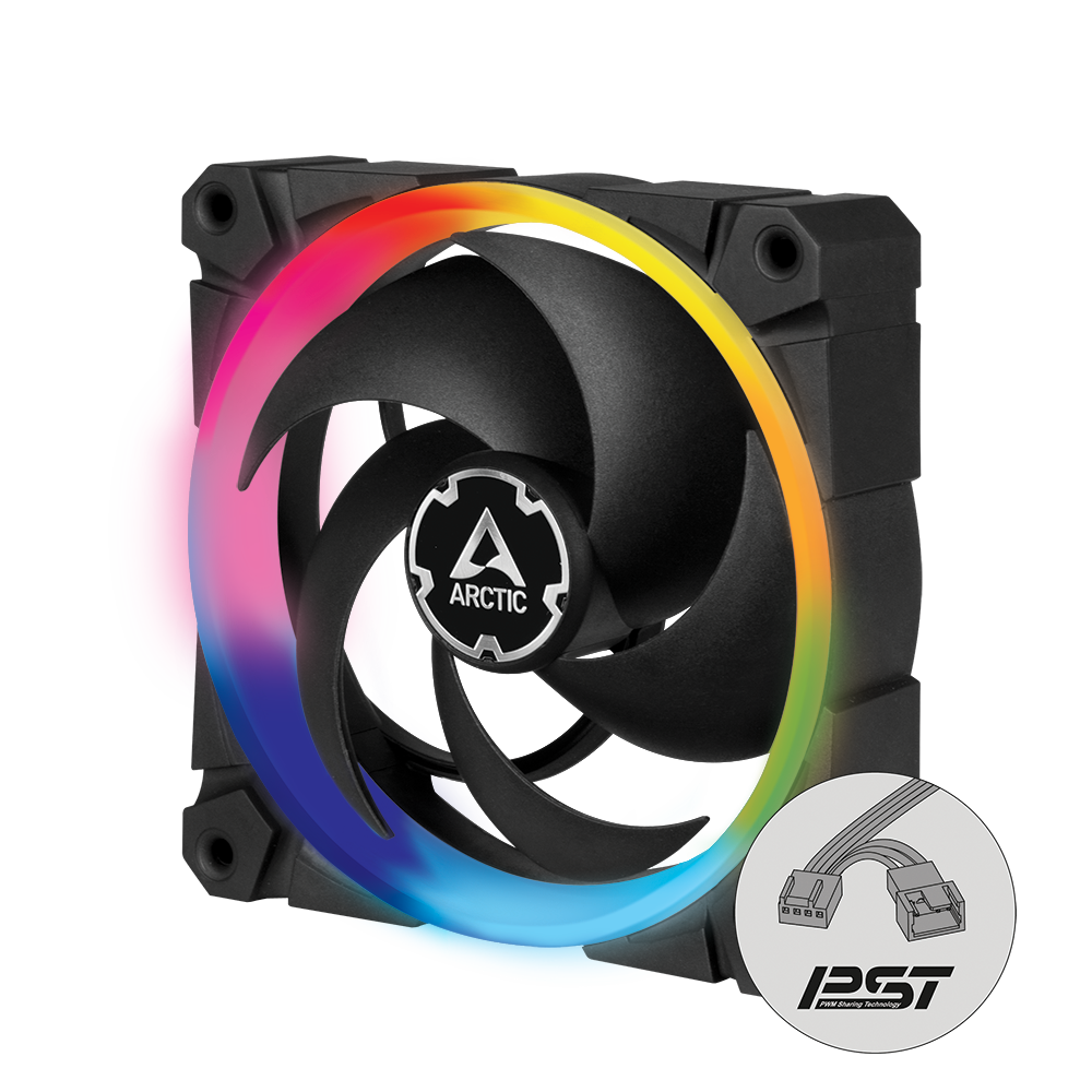 Ventilateur de boitier Arctic BioniX P120 RGB - 12cm (Noir)