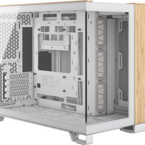 Boitier Mini Tour Micro ATX Corsair 2500X avec panneaux vitrés (Blanc/Marron)