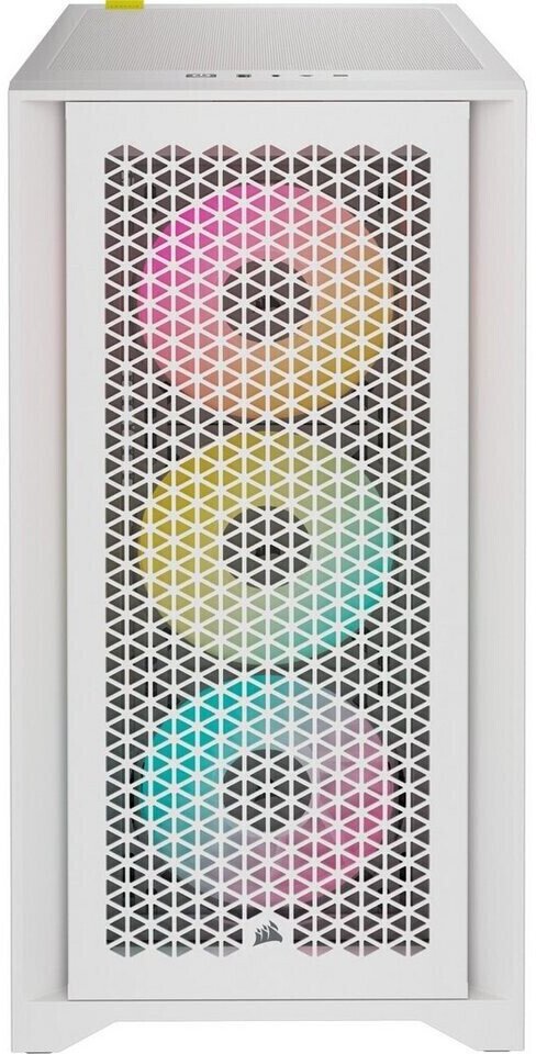 Boitier Moyen Tour E-ATX Corsair iCue 4000D Airflow RGB avec panneaux vitrés (Blanc) – Image 3