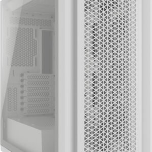Boitier Moyen Tour E-ATX Corsair 5000D Core Airflow avec panneau vitré  (Blanc)