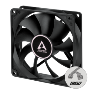 Ventilateur de boitier Arctic F9 PST Continuous Operation - 9,2cm (Noir)