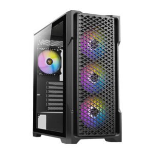 Boitier Moyen Tour ATX Antec AX90 RGB avec panneau vitré (Noir)