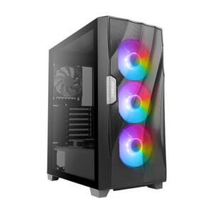 Boitier Moyen Tour ATX Antec Dark Fleet DF700 Flux RGB avec panneau vitré (Noir)