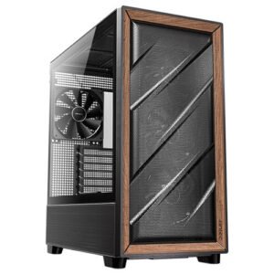 Boitier Moyen Tour E-ATX Antec Flux avec panneau vitré (Noir/Marron)