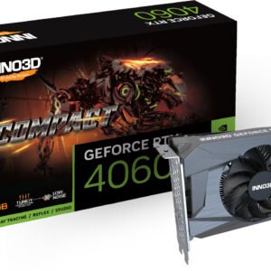 Carte Graphique Nvidia Inno3D GeForce RTX 4060 Compact 8Go Mini ITX