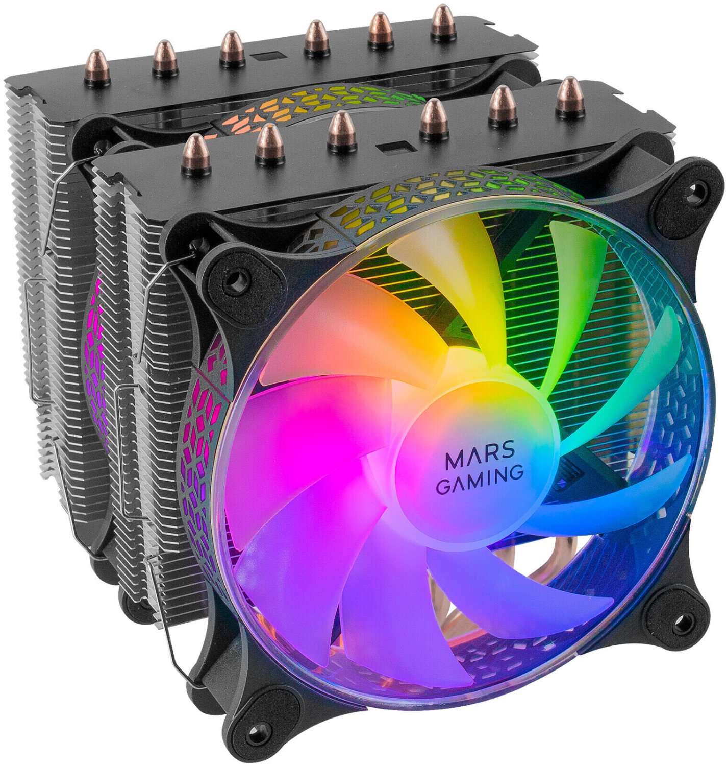 Ventilateur pour processeur Mars Gaming MCPU-XT RGB (Noir)