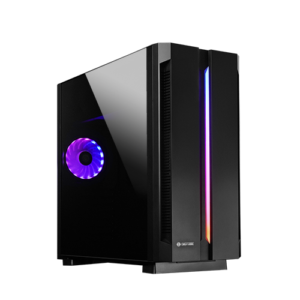 Boitier Moyen Tour ATX Chieftronic G1 GR-01B RGB avec panneau vitré (Noir)
