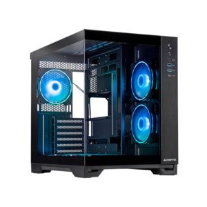 Boitier Mini Tour Micro ATX Chieftec Visio RGB avec panneaux vitrés (Noir)