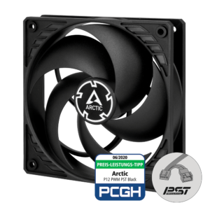 Ventilateur de boitier Arctic P12 PST - 12cm (Noir)