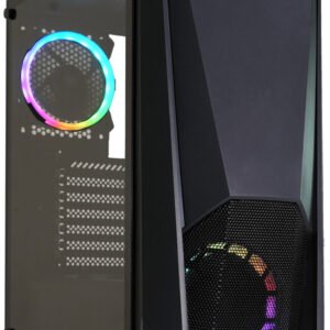 Boitier Moyen Tour ATX Xilence Performance C Xilent Blast XG141 RGB avec panneau vitré (Noir)