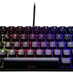 Clavier Gamer mécanique (Red Switch) Verbatim SureFire KingPin M1 RGB (Noir)