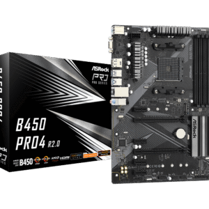 Carte Mère ASRock B450 Pro4 R2,0 (AM4)