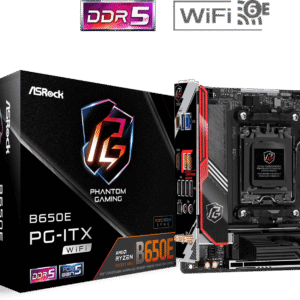 Carte Mère ASRock B650E PG-ITX WiFi (AM5) Mini ITX