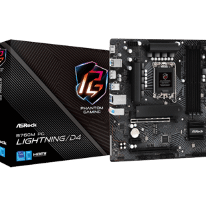 Carte Mère ASRock B760M PG Lightning DDR4 (Intel LGA 1700) Micro ATX