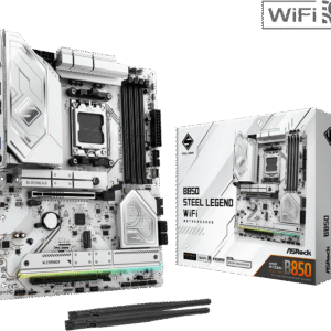 Carte Mère ASRock B850 Steel Legend WiFi (AMD AM5)
