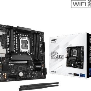 Carte Mère ASRock B860M Pro-A WiFi (Intel LGA 1851) Micro ATX