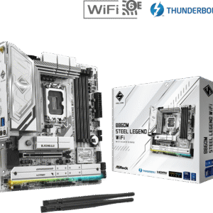 Carte Mère ASRock B860M Steel Legend WiFi (Intel LGA 1851) Micro ATX