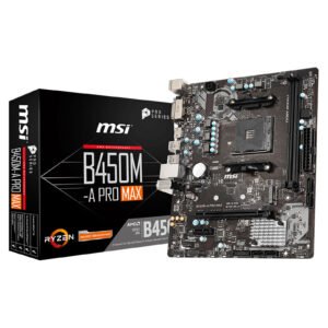 Carte Mère MSI B450M-A Pro Max (AM4) Micro ATX