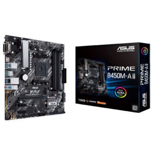Carte Mère Asus Prime B450M-A II (AM4) Micro ATX