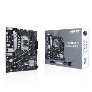 Carte Mère Asus Prime B760M-K DDR4 (Intel LGA 1700)