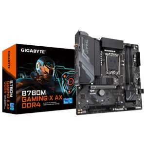 Carte Mère Gigabyte B760M Gaming X AX DDR4 (Intel LGA 1700) Micro ATX