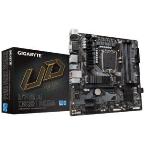 Carte Mère Gigabyte B760M DS3H DDR4 (Intel LGA 1700) Micro ATX