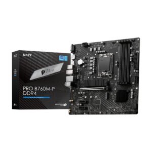 Carte Mère MSI Pro B760M-P DDR4 (Intel LGA 1700) Micro ATX