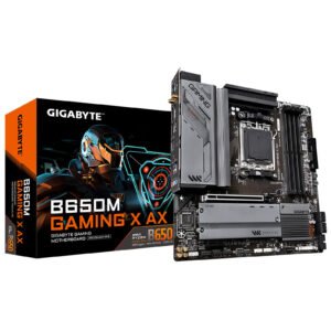 Carte Mère Gigabyte B650M Gaming X AX (AM5) Micro ATX