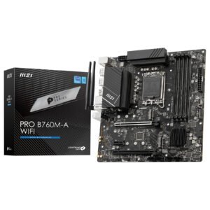 Carte Mère MSI Pro B760M-A WiFi DDR5 (Intel LGA 1700) Micro ATX