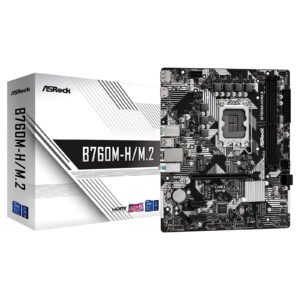 Carte Mère ASRock B760M-H/M,2 DDR5 (Intel LGA 1700) Micro ATX