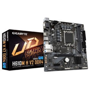 Carte Mère Gigabyte H610M H V2 DDR4 (Intel LGA 1700) Micro ATX