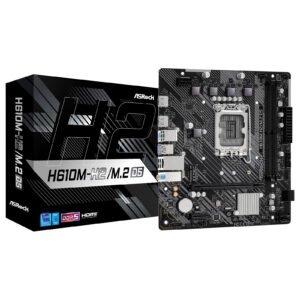Carte Mère ASRock H610M-H2/M,2 DDR5 (Intel LGA 1700) Micro ATX
